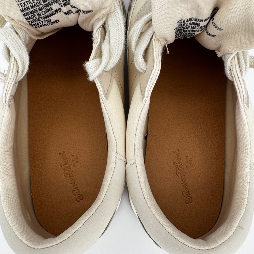 UNIVERSAL THREAD Courtney Sneakers 7.5 Light Beige Memory Foam Casual Athletic - Picture 3 of 14